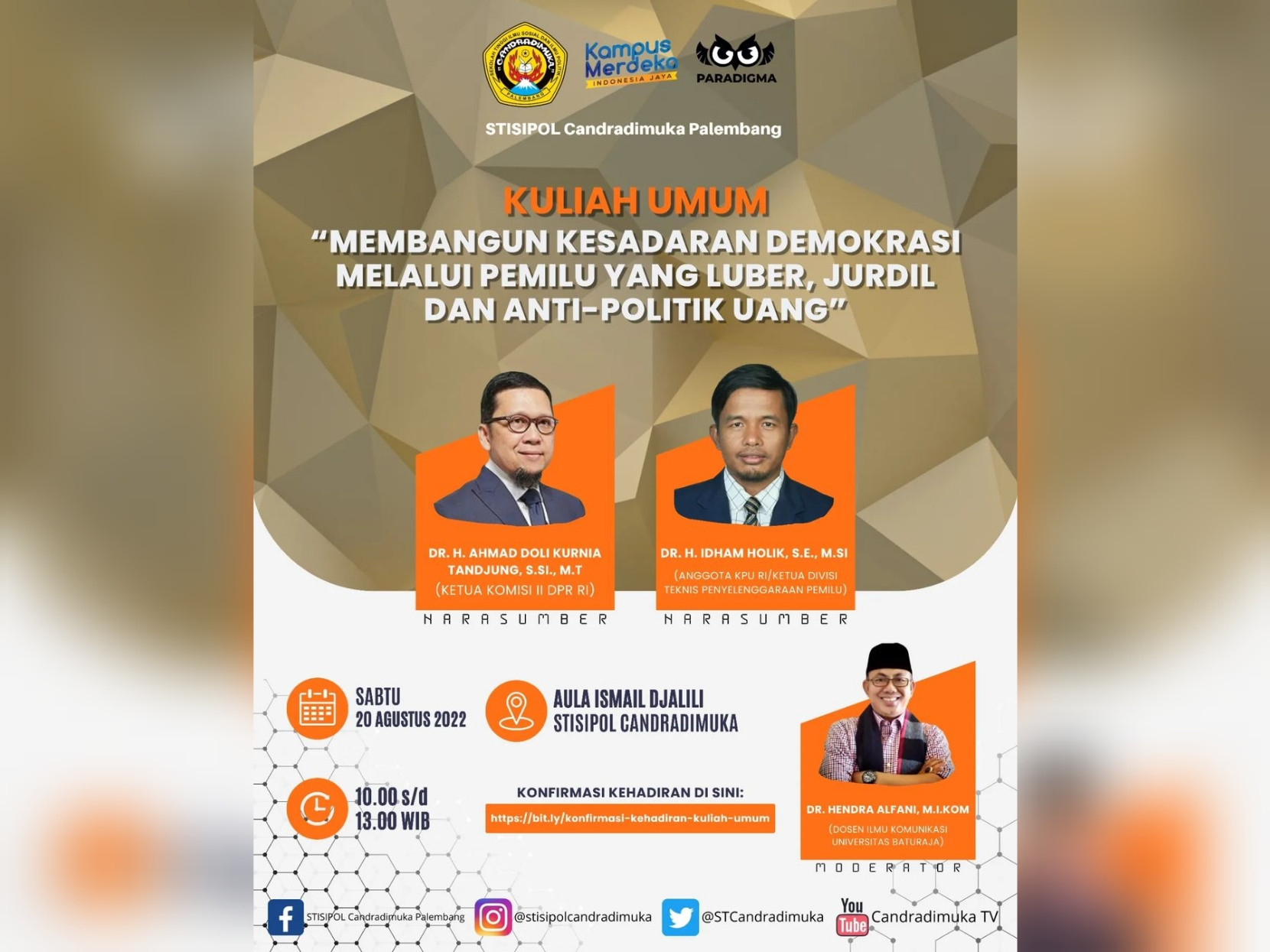 Pendaftaran kuliah umum 2022
