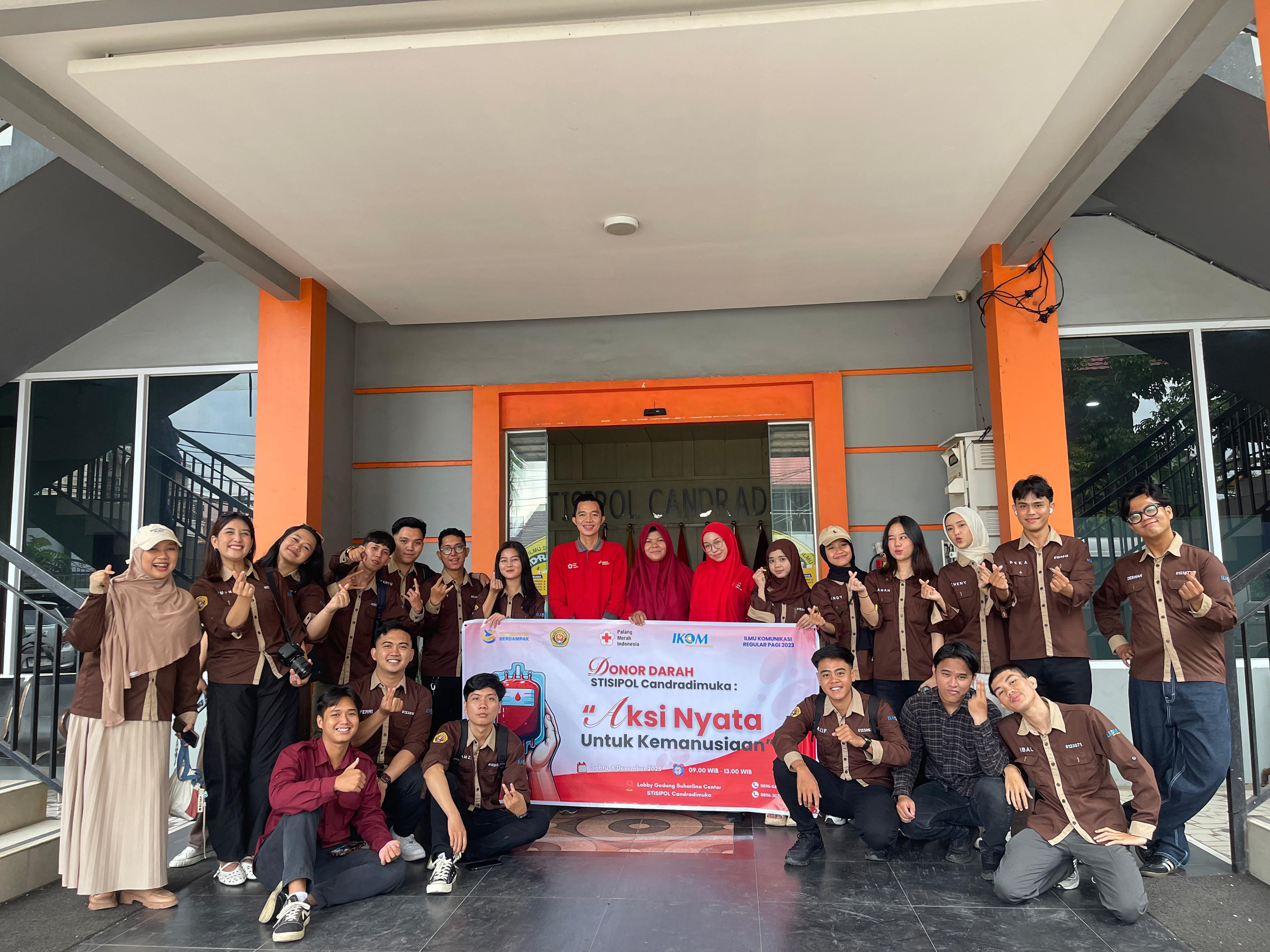 Mahasiswa Ilmu Komunikasi Gelar Donor Darah: Aksi Nyata untuk Kemanusiaan