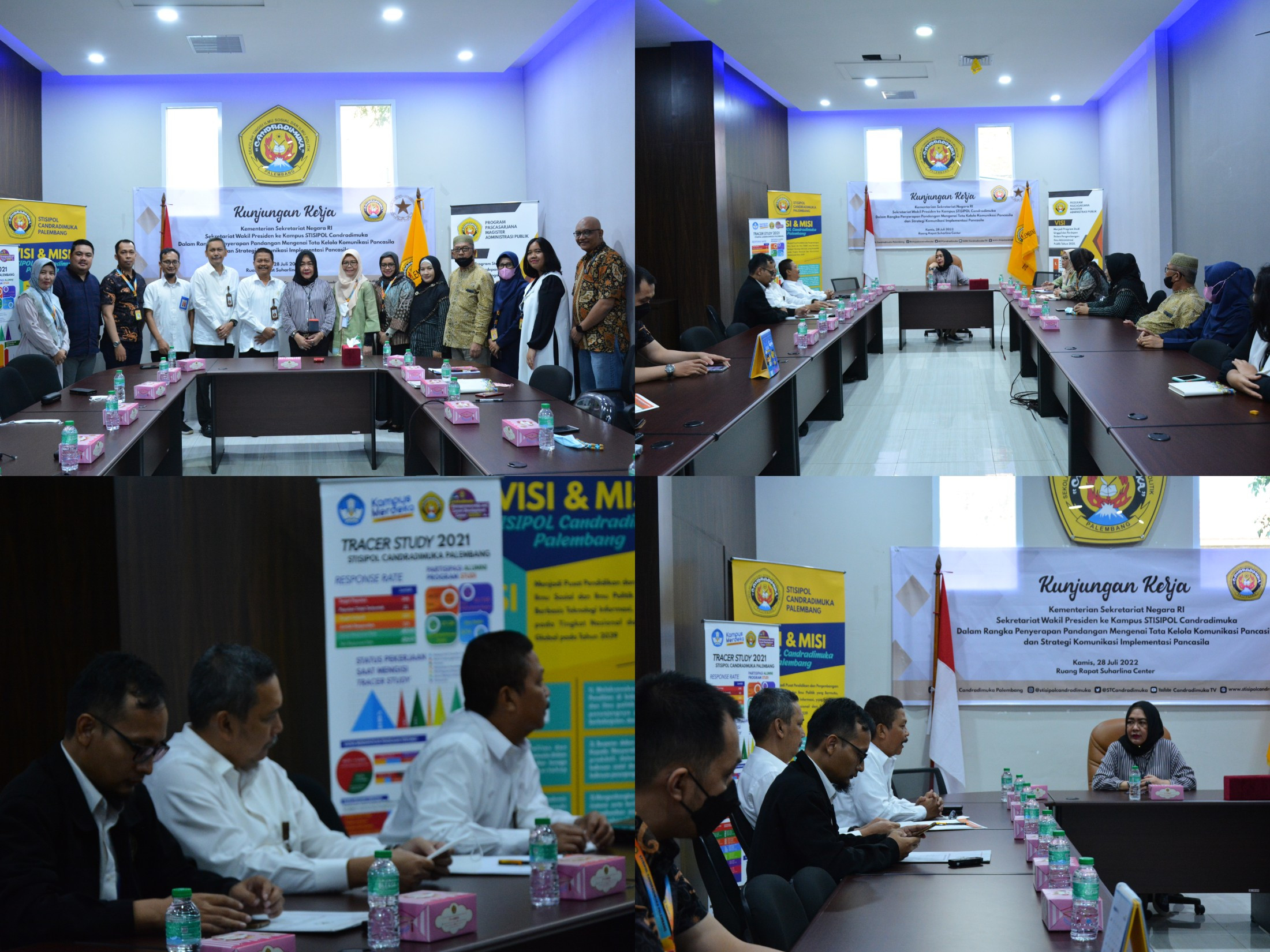 Kunjungan Kementerian Sekretariat Negara Republik Indonesia ke kampus STISIPOL Candradimuka.