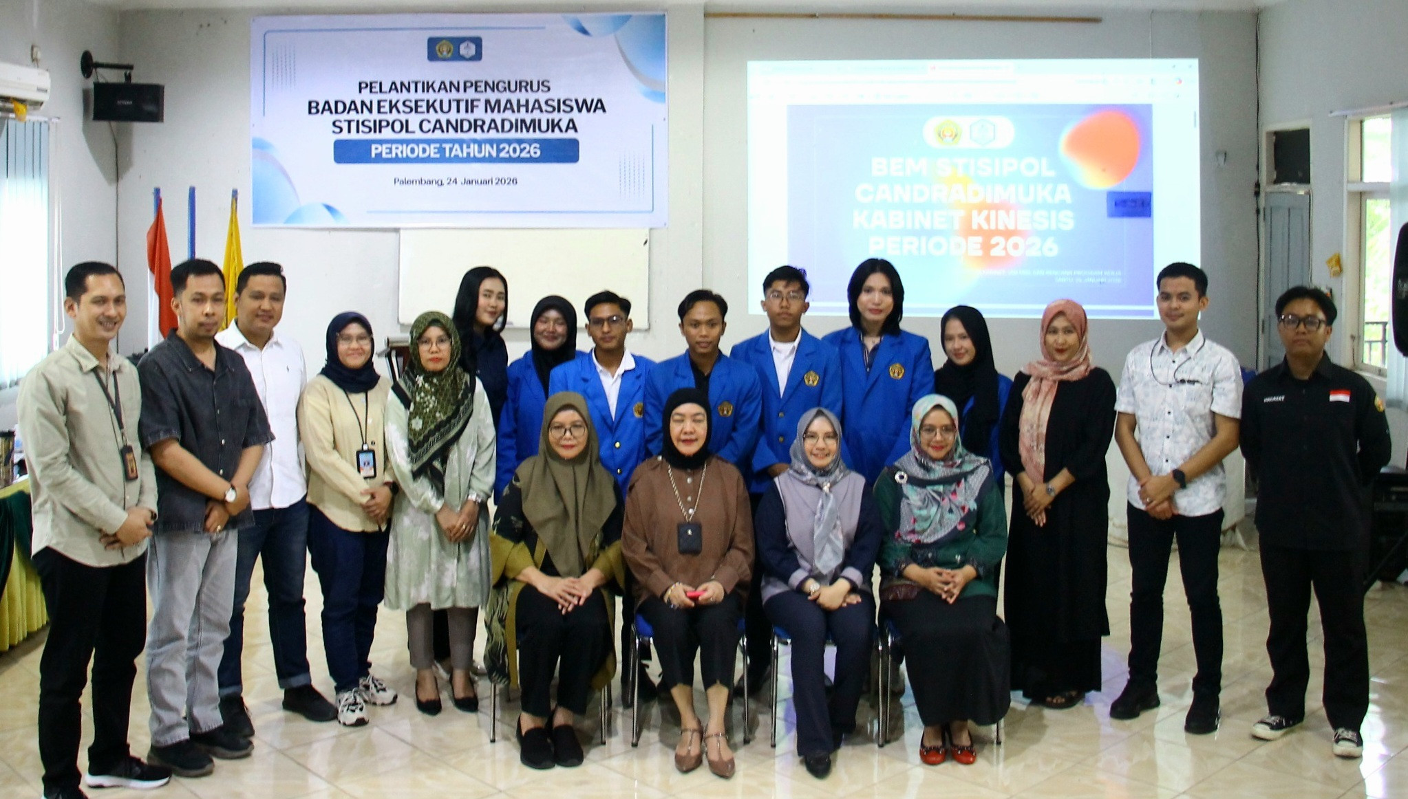 Pelantikan Presma & Anggota Badan Eksekutif Mahasiswa STISIPOL Candradimuka